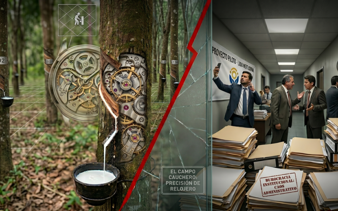 El látex de la esperanza y el nudo de la burocracia