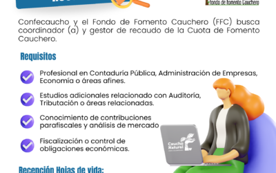 Buscamos coordinador de recaudo para el FFC